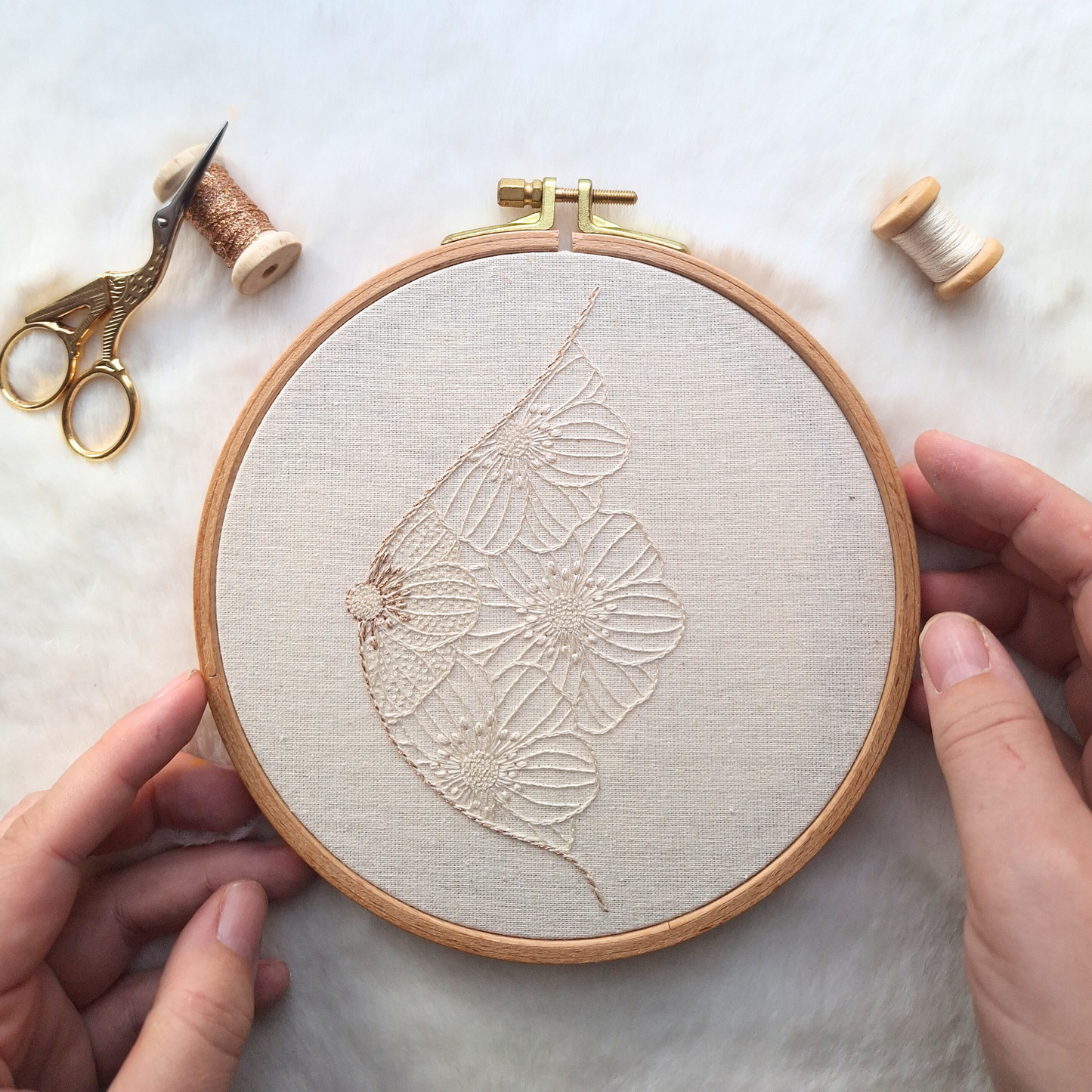 Kit de broderie - Empreinte de vie