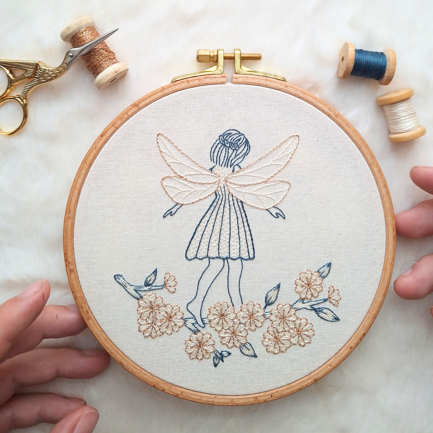 Kit de broderie - Calie Jolie des Cerisiers