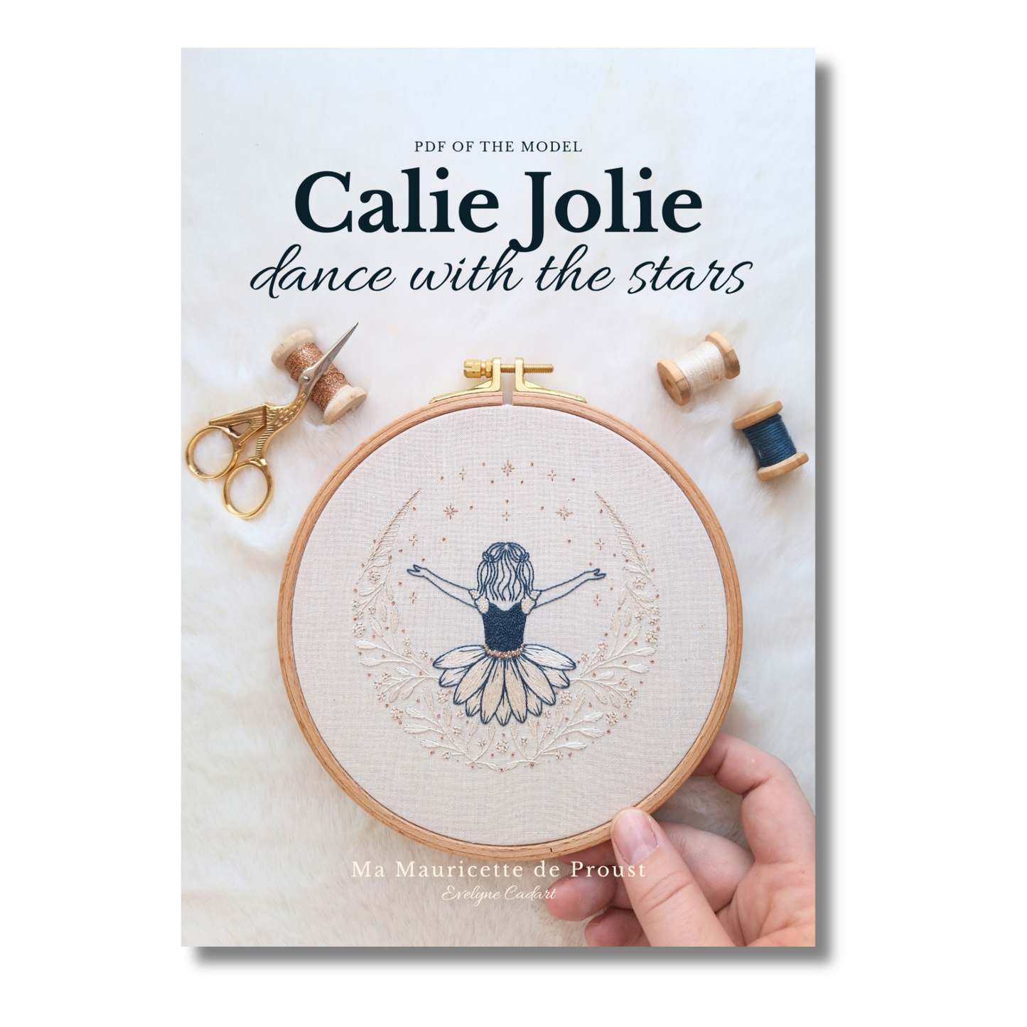 Patron de broderie - Calie Jolie danse avec les étoiles