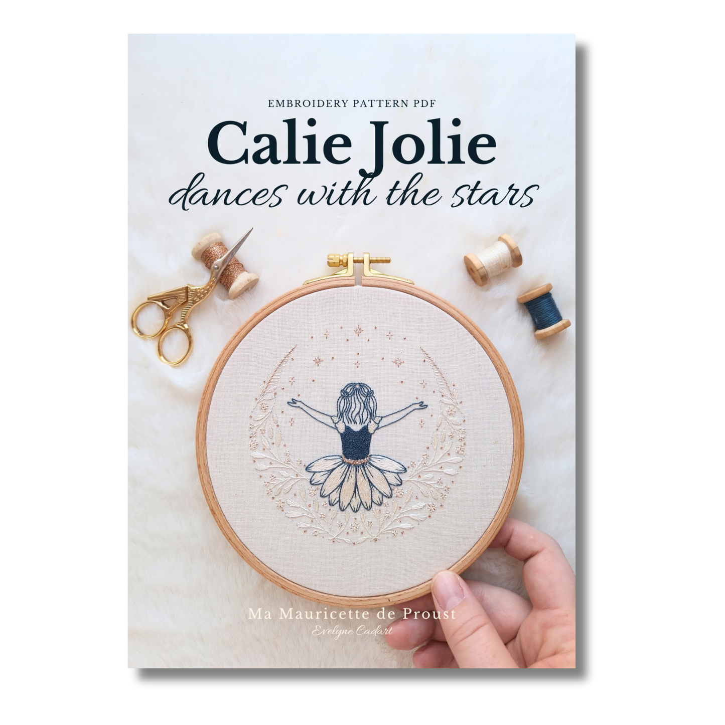 Patron de broderie - Calie Jolie danse avec les étoiles