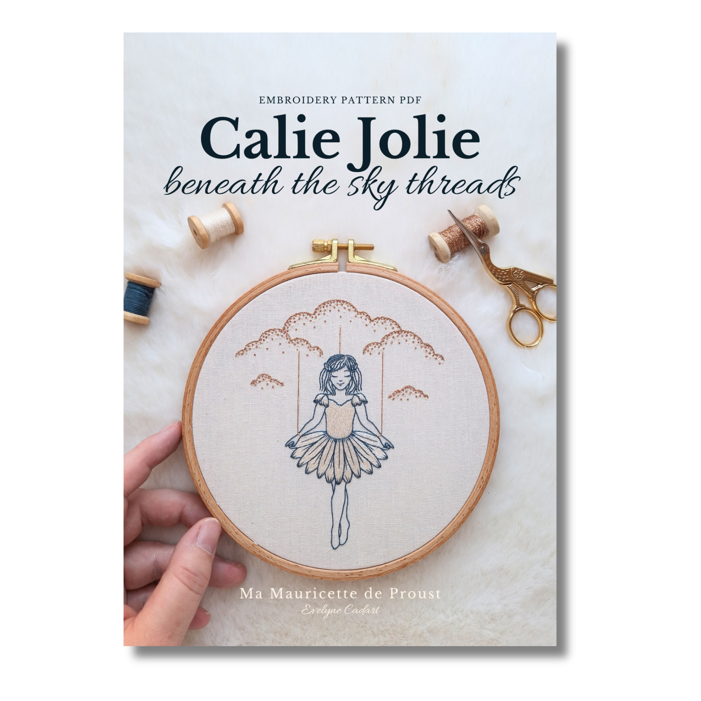 Patron de broderie - Calie Jolie sous les fils du ciel