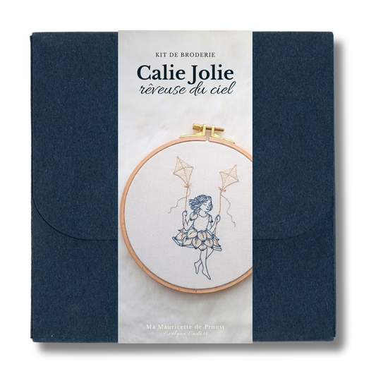 Kit de broderie - Calie Jolie rêveuse du ciel