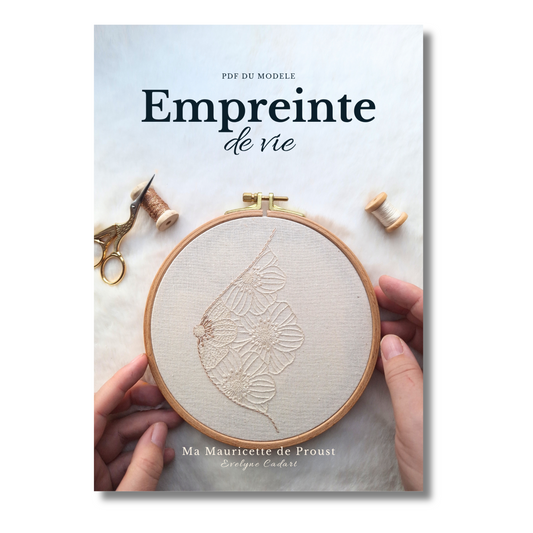 Patron de broderie - Empreinte de vie