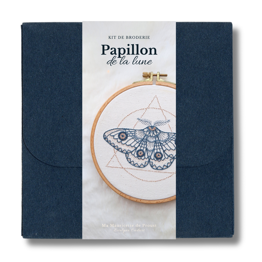 Kit de broderie - Papillon de la lune