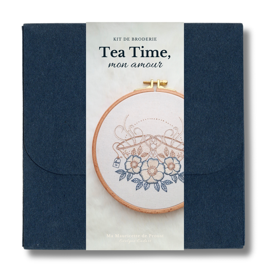Kit de broderie - Tea Time, mon amour