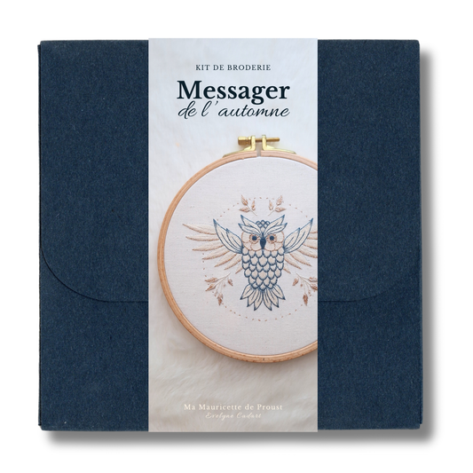 Kit de broderie - Messager de l'automne
