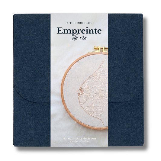 Kit de broderie - Empreinte de vie