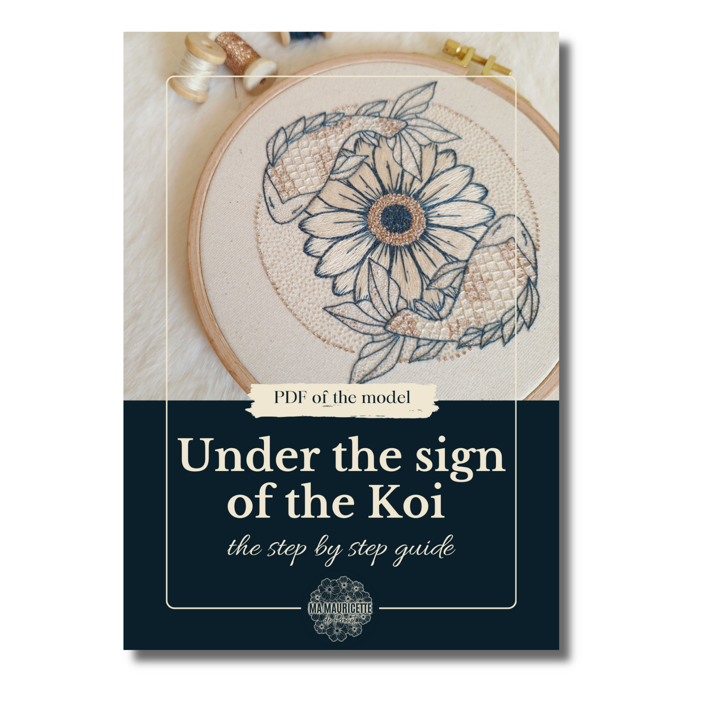 Patron de broderie - Sous le signe du koï