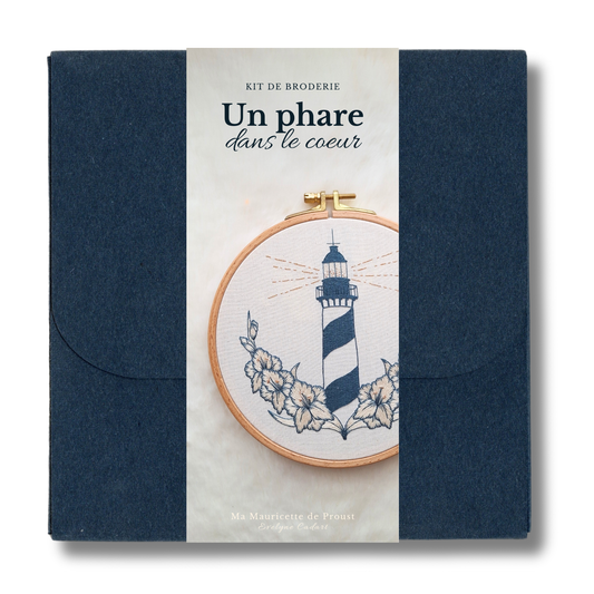 Kit de broderie - Un phare dans le coeur