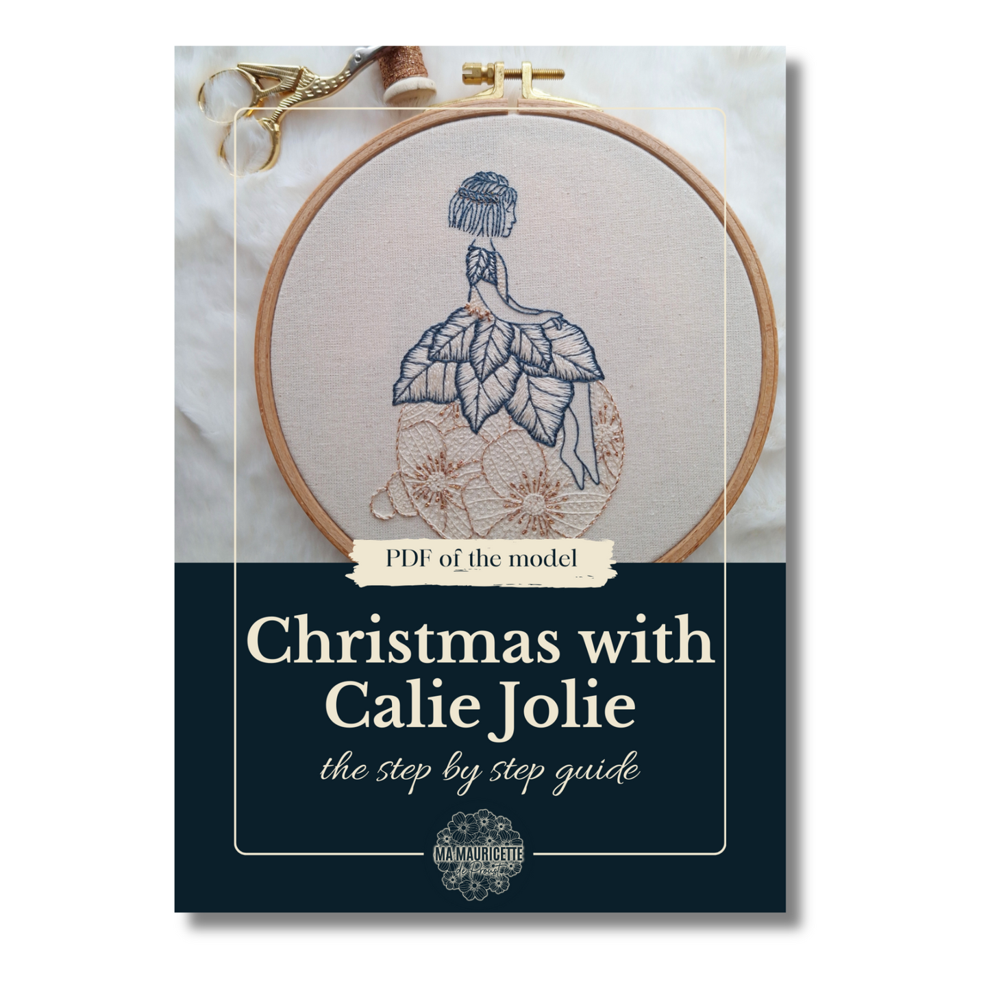 Patron de broderie - Noël avec Calie Jolie