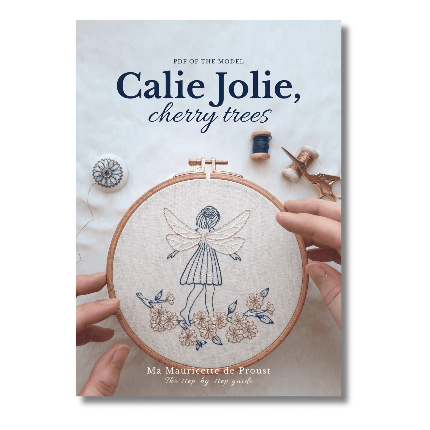 Patron de broderie - Calie Jolie des cerisiers