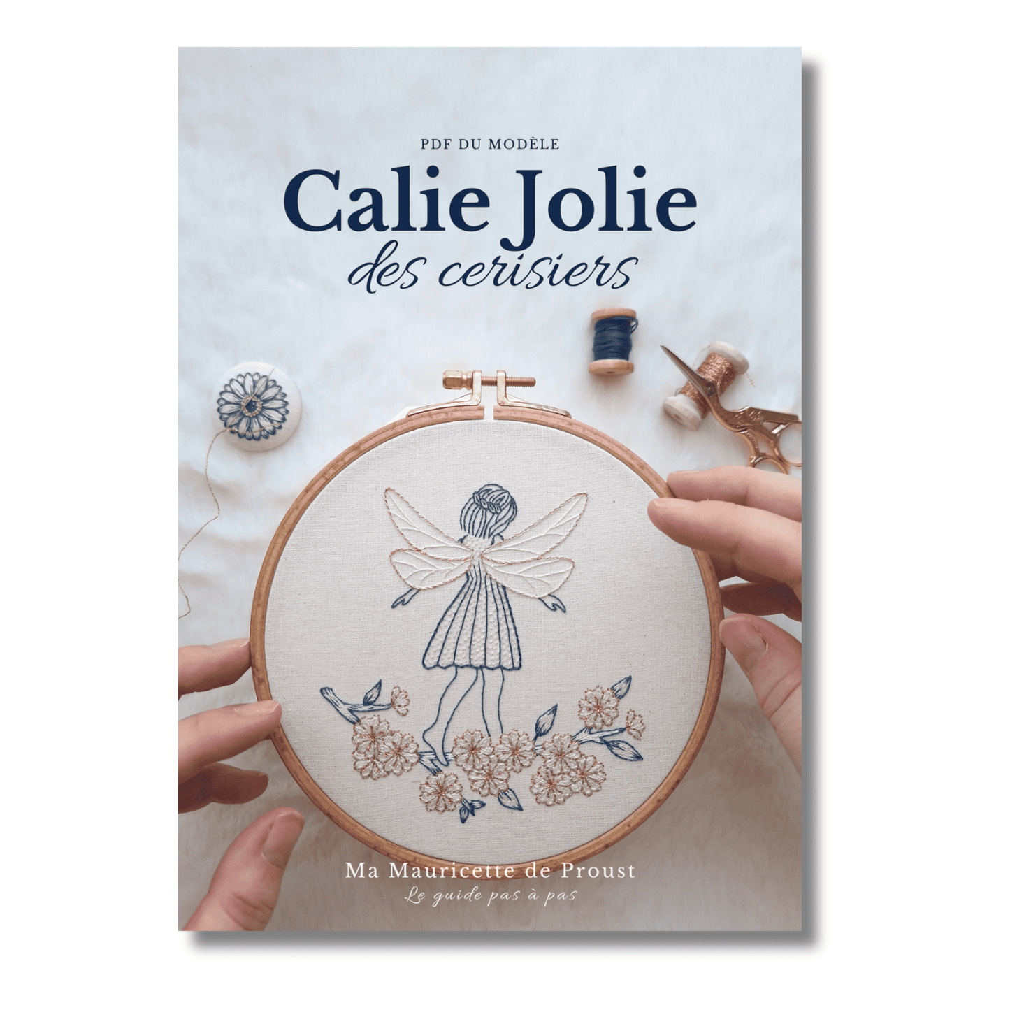 Patron de broderie - Calie Jolie des cerisiers