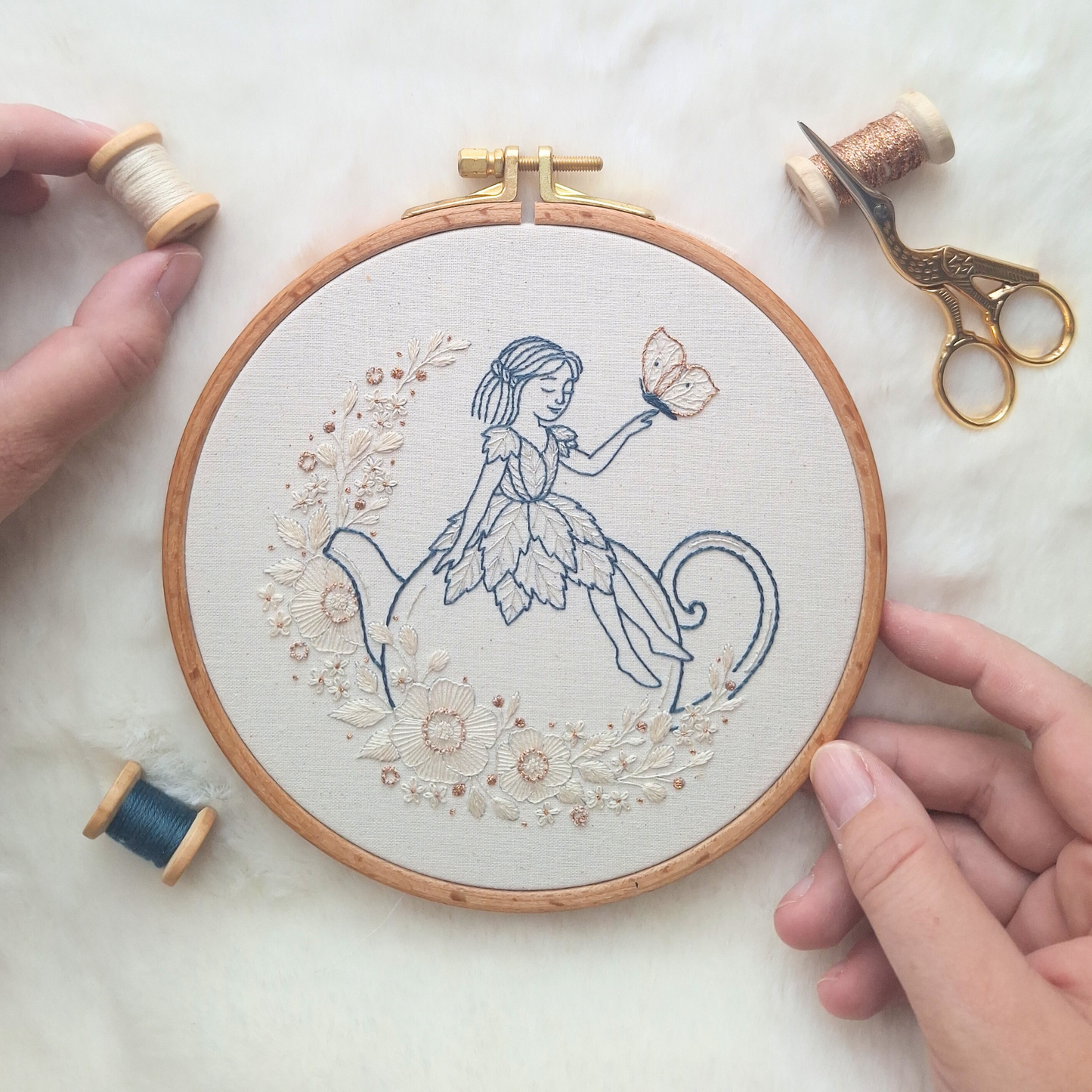 Patron de broderie - Le jardin rêvé de Calie Jolie