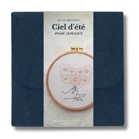 Kit de broderie - Ciel d'été mon amour