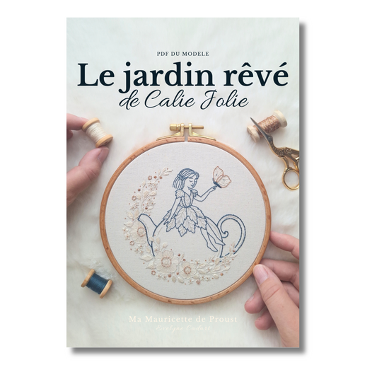Patron de broderie - Le jardin rêvé de Calie Jolie