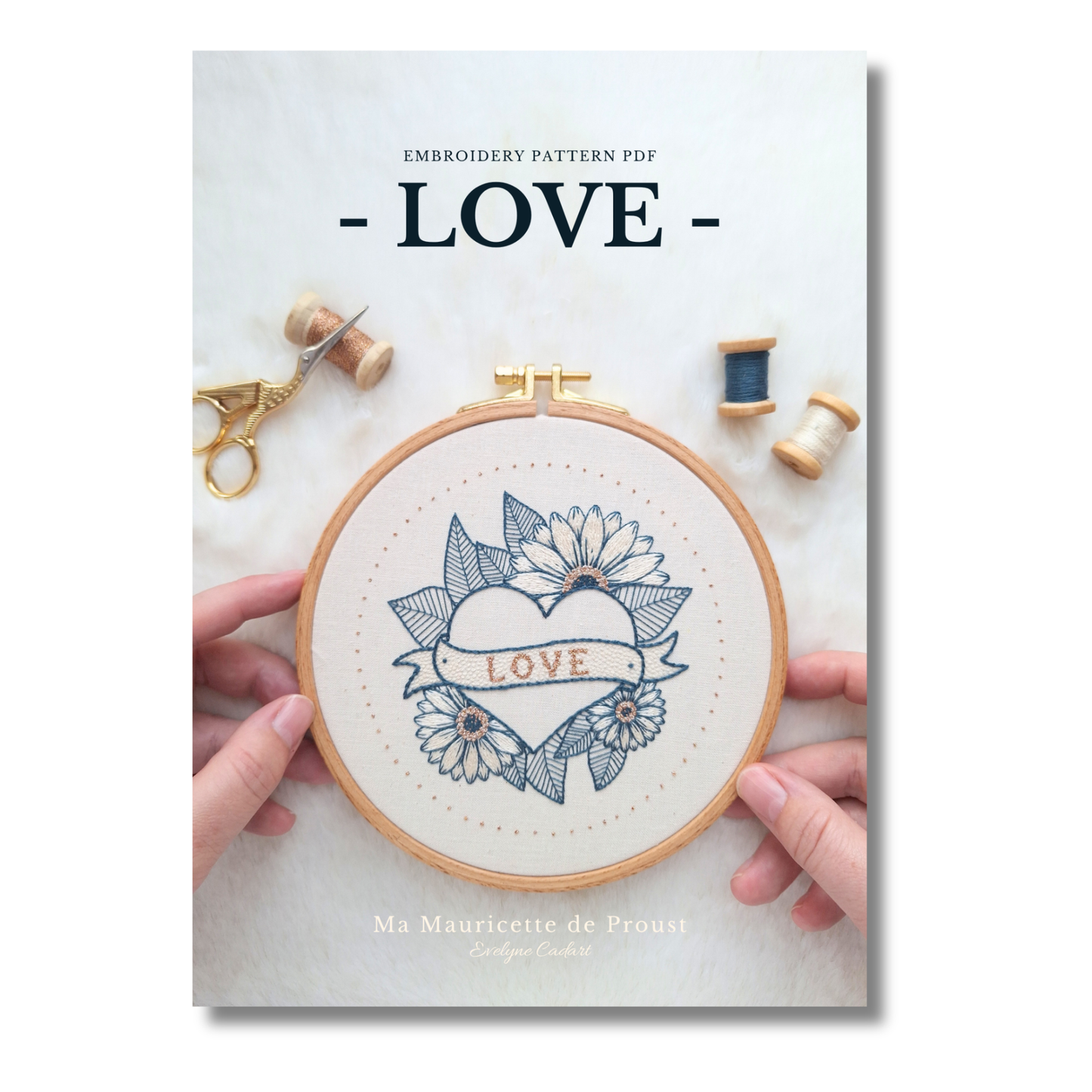 Patron de broderie - LOVE