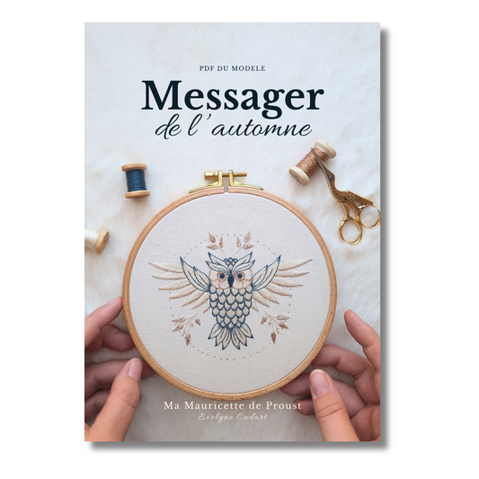 Patron de broderie - Messager de l'automne