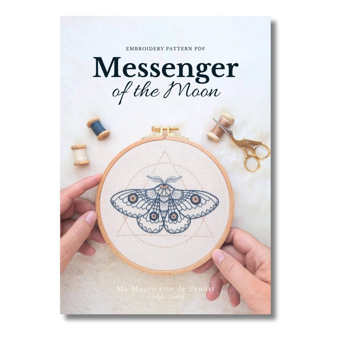 Patron de broderie - Messager de la Lune