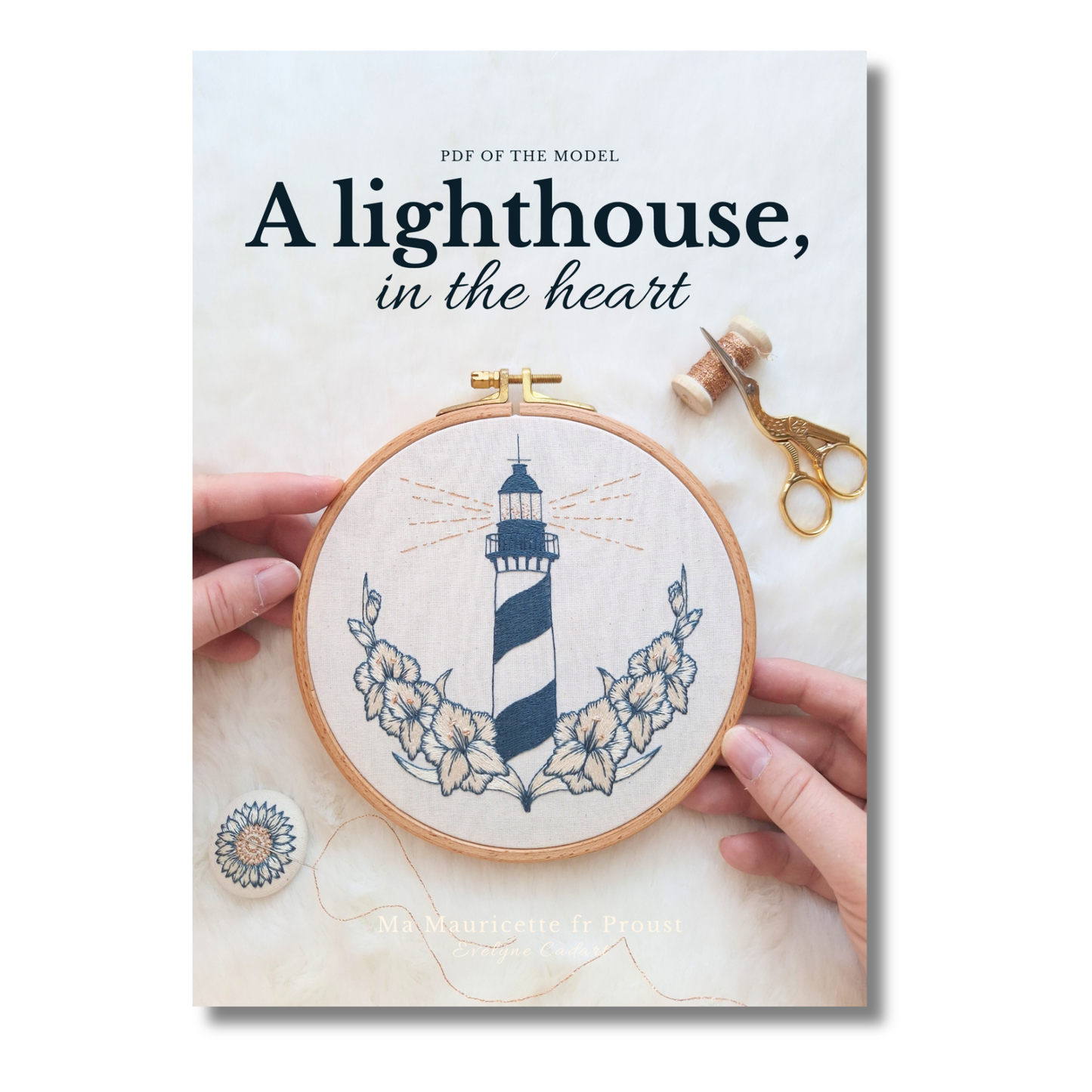 Patron de broderie - Un phare dans le coeur