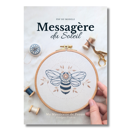 Patron de broderie - Messagère du Soleil