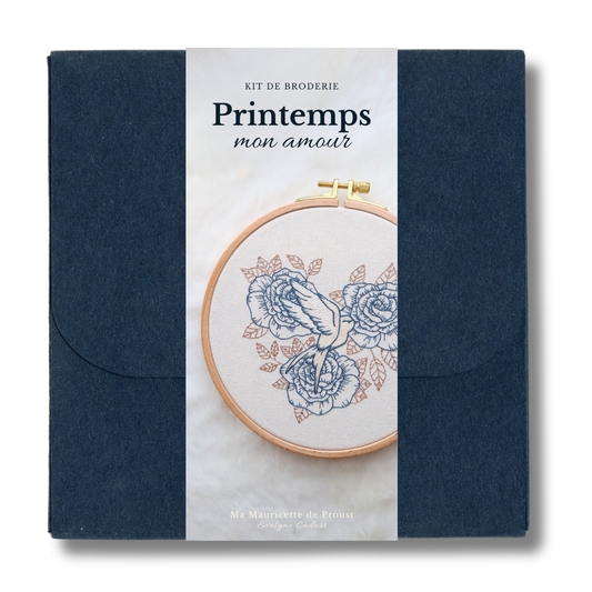 Kit de broderie - Printemps mon amour