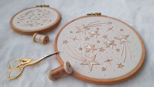 Broderie d'étoiles