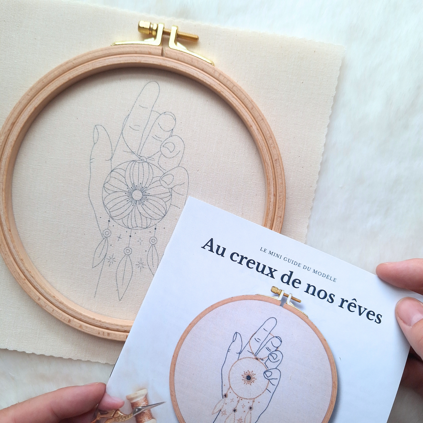 Kit de broderie - Au creux de nos rêves