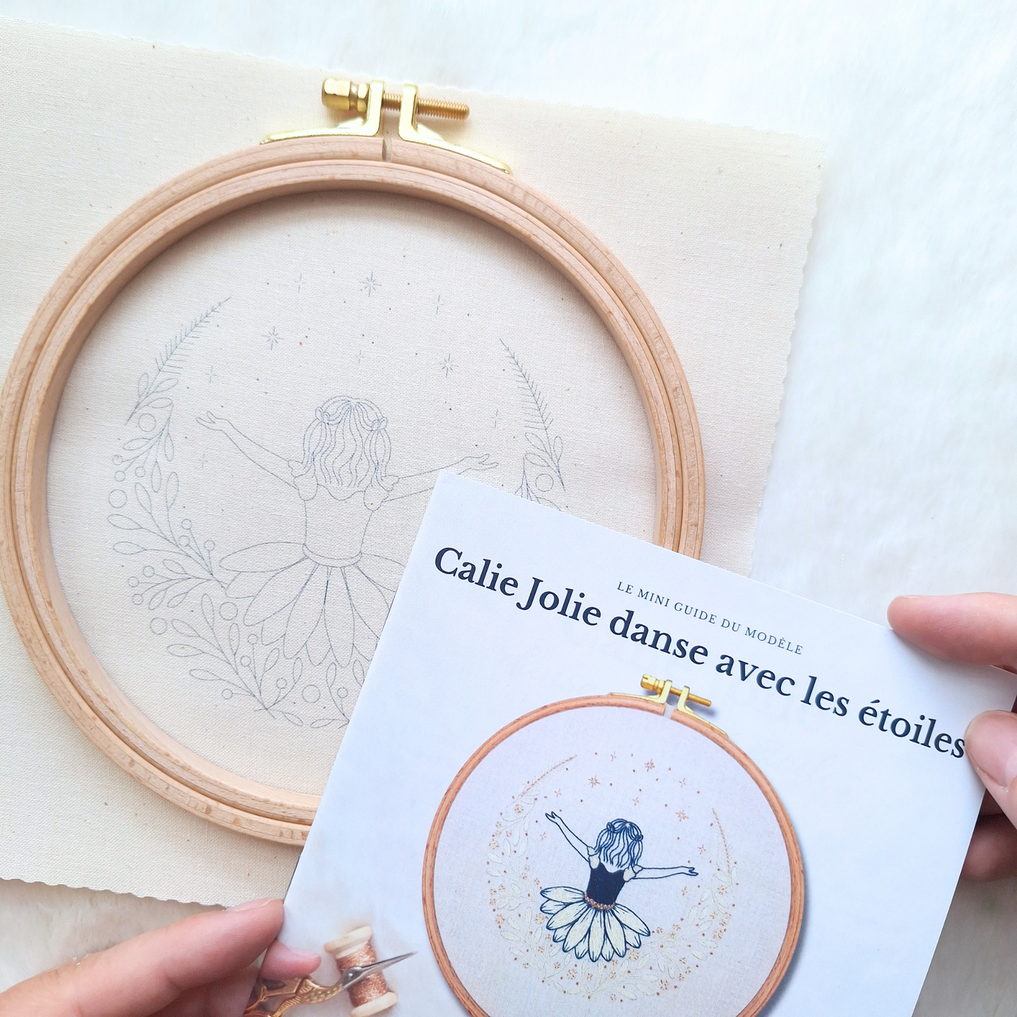 Kit de broderie - Calie Jolie danse avec les étoiles