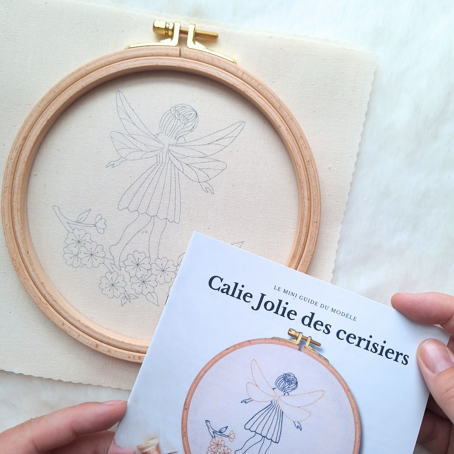 Kit de broderie - Calie Jolie des cerisiers