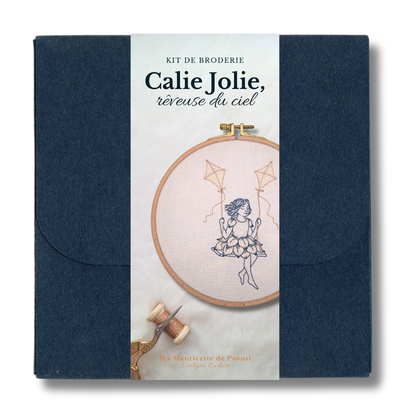 Kit de broderie - Calie Jolie, rêveuse du ciel