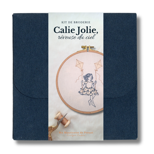 Kit de broderie - Calie Jolie, rêveuse du ciel