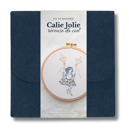 Kit de broderie - Calie Jolie rêveuse du ciel
