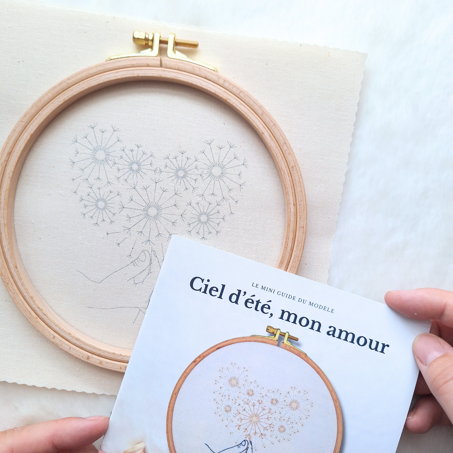 Kit de broderie - Ciel d'été mon amour