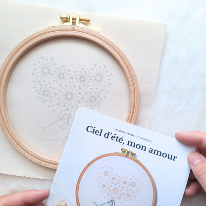 Kit de broderie - Ciel d'été mon amour