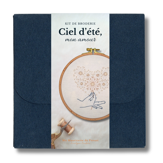 Kit de broderie - Ciel d'été mon amour