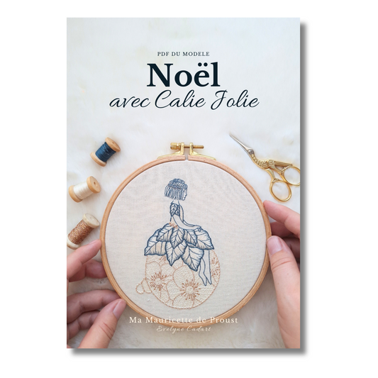Patron de broderie - Noël avec Calie Jolie