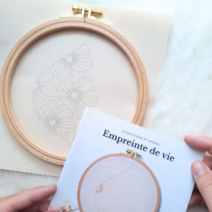 Kit de broderie - Empreinte de vie