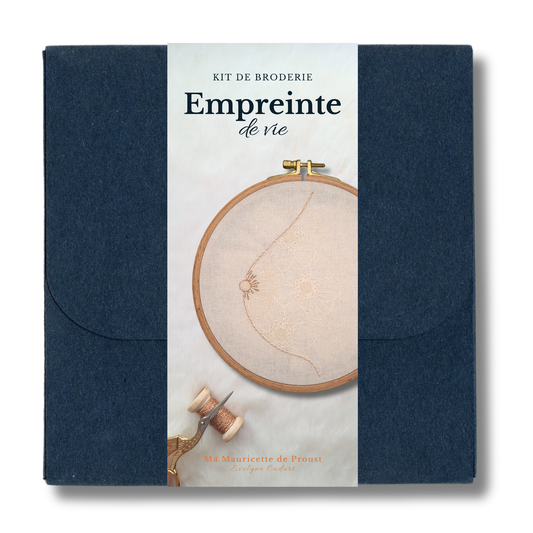 Kit de broderie - Empreinte de vie