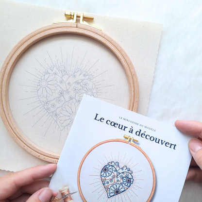 Kit de broderie - Le cœur à découvert