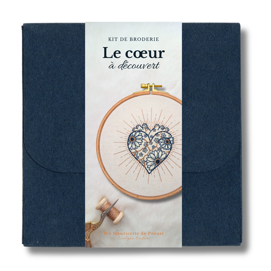 Kit de broderie - Le cœur à découvert