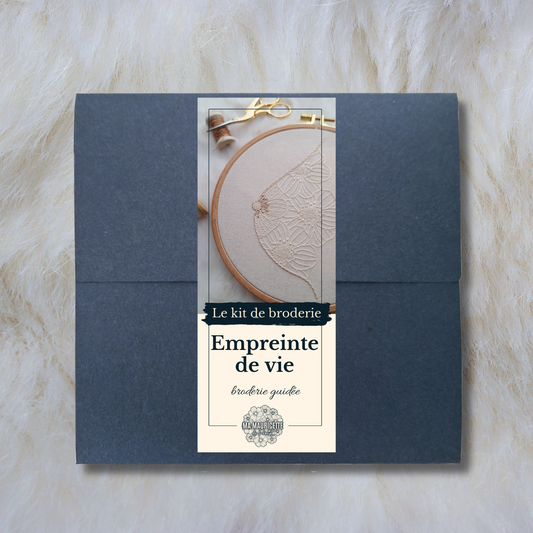 Kit de broderie - Empreinte de Vie