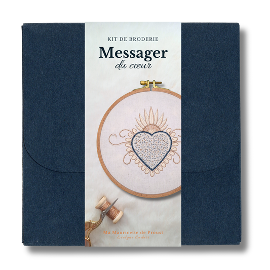 Kit de broderie - Messager du coeur