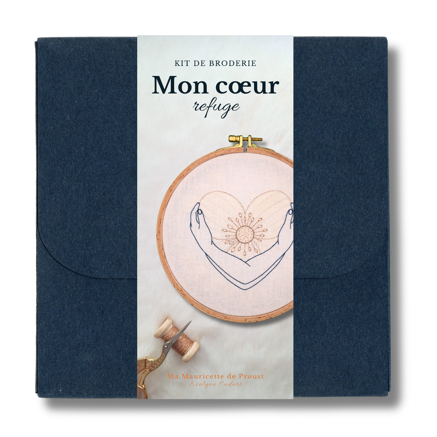Kit de broderie - Mon cœur refuge