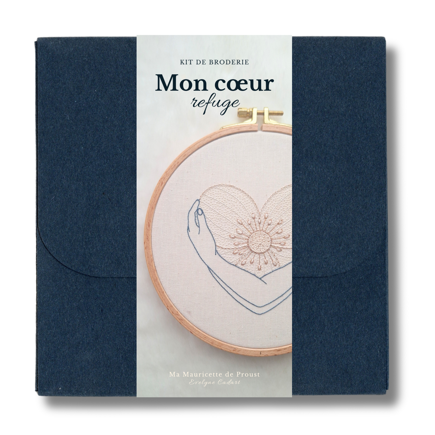 Kit de broderie - Mon cœur refuge