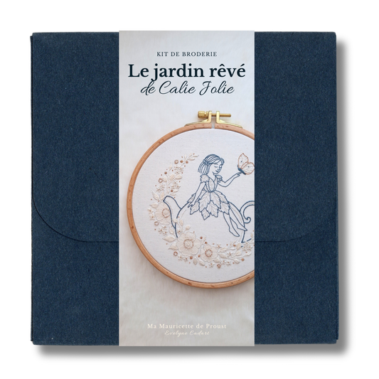 Kit de broderie - Le jardin rêvé de Calie Jolie