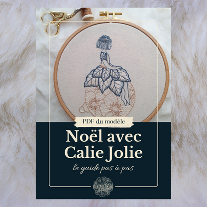 Patron de broderie - Noël avec Calie Jolie