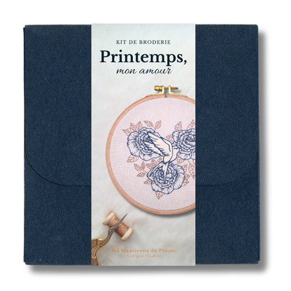 Kit de broderie - Printemps mon amour