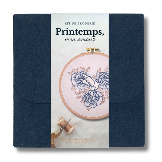 Kit de broderie - Printemps mon amour