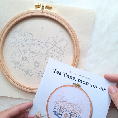 Kit de broderie - Tea Time, mon amour