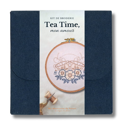 Kit de broderie - Tea Time, mon amour